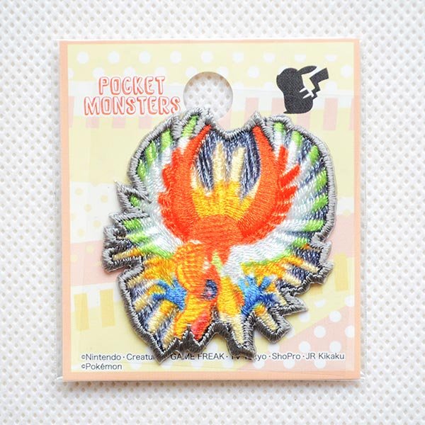 画像3: ワッペン ポケモン ポケットモンスター ホウオウ アイロン シール 刺繍 キャラクターグッズ 入園準備 入学準備 (3)