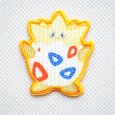 画像1: ワッペン ポケモン ポケットモンスター トゲピー アイロン シール 刺繍 キャラクターグッズ 入園準備 入学準備 (1)