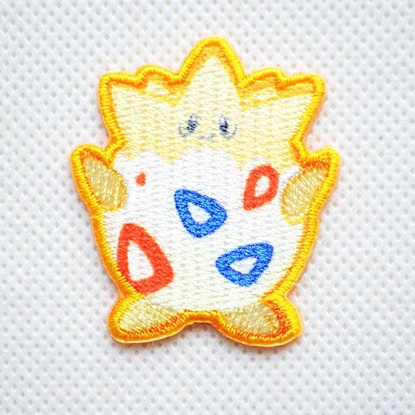 画像1: ワッペン ポケモン ポケットモンスター トゲピー アイロン シール 刺繍 キャラクターグッズ 入園準備 入学準備 (1)