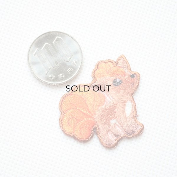 画像2: ワッペン ポケモン ポケットモンスター ロコン アイロン シール 刺繍 キャラクターグッズ 入園準備 入学準備 (2)