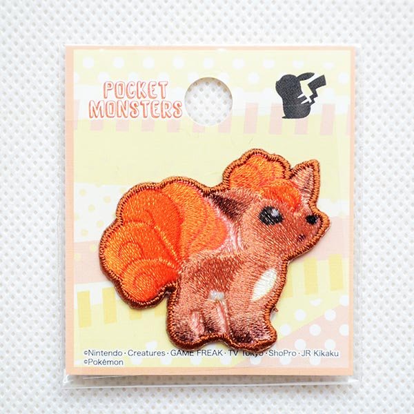 画像3: ワッペン ポケモン ポケットモンスター ロコン アイロン シール 刺繍 キャラクターグッズ 入園準備 入学準備 (3)