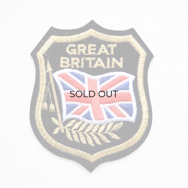 画像1: エンブレムワッペン イギリス国旗 GREAT BRITAIN シールド (1)
