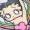 画像2: ワッペン ベティブープ Betty Boop(ハート&リボン) (2)