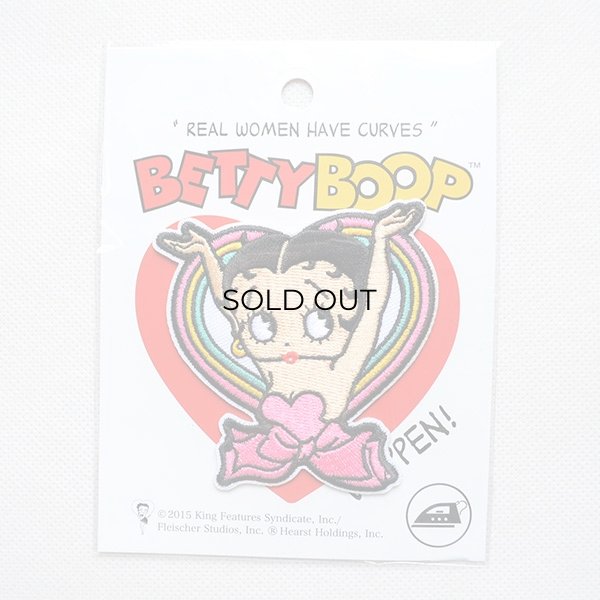 画像3: ワッペン ベティブープ Betty Boop(ハート&リボン) (3)