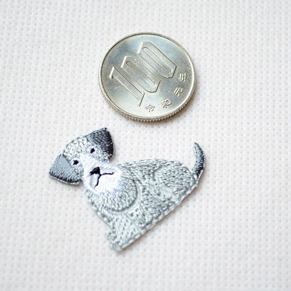 画像2: ワッペン シュナウザー (2)