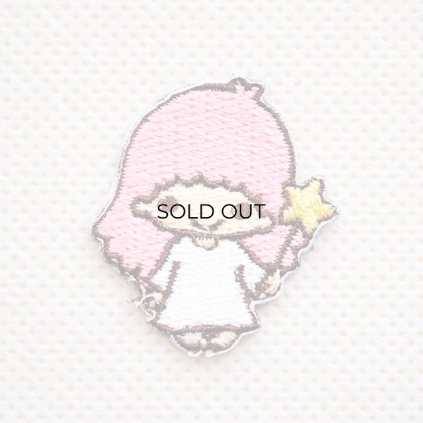 画像1: ミニワッペン リトルツインスターズ Little Twin Stars ララ サンリオ (1)