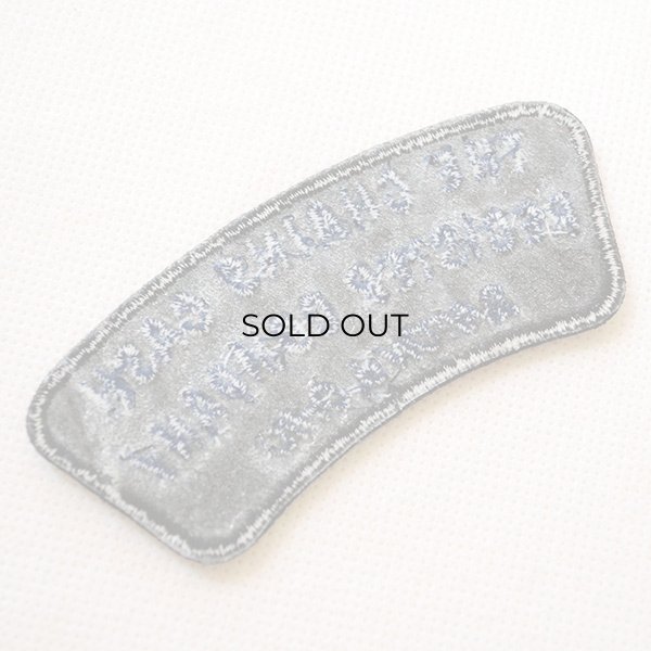 画像3: USAアドバタイジングワッペン THE CHAINS CASH ホワイト&ブラック (3)