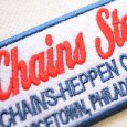 画像2: USAアドバタイジングワッペン Chains Steels ホワイト&ブルー (2)
