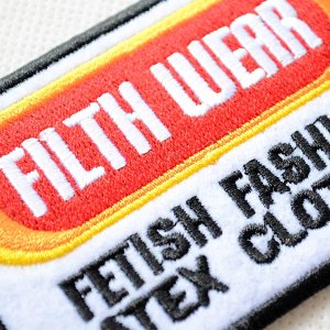 画像2: USAアドバタイジングワッペン FILTH WEAR ホワイト&ブラック