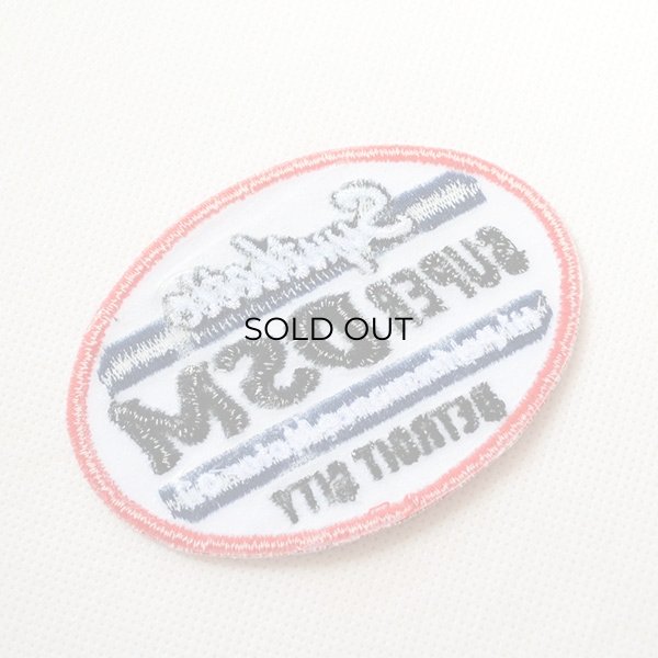 画像3: USAアドバタイジングワッペン SUPER DSM ホワイト&レッド (3)