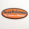 画像1: USAアドバタイジングワッペン Street & Performance オレンジ&ブラック (1)