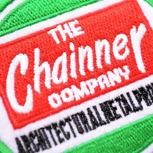 画像2: USAアドバタイジングワッペン THE Chainner ホワイト&グリーン