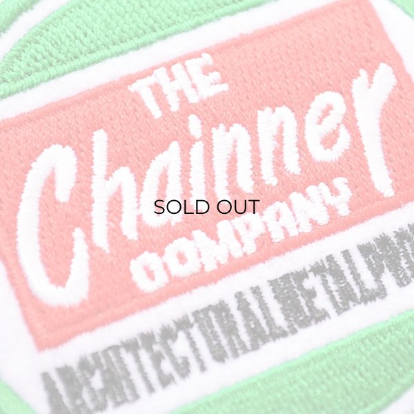 画像2: USAアドバタイジングワッペン THE Chainner ホワイト&グリーン (2)