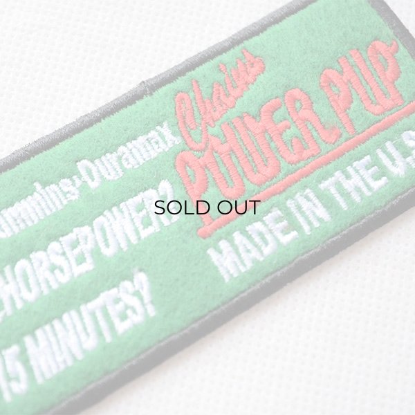 画像2: USAアドバタイジングワッペン Chains POWER PUP グリーン&ブラック (2)