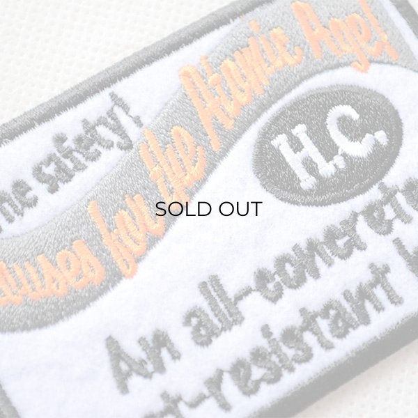 画像2: USAアドバタイジングワッペン H,C, ホワイト&ブラック (2)