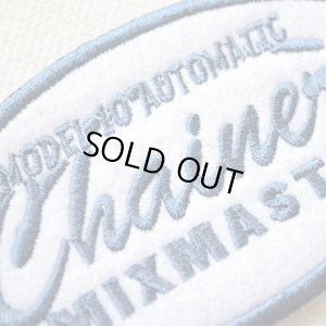 画像2: USAアドバタイジングワッペン Chainers MIXMASTER ホワイト&ブルー
