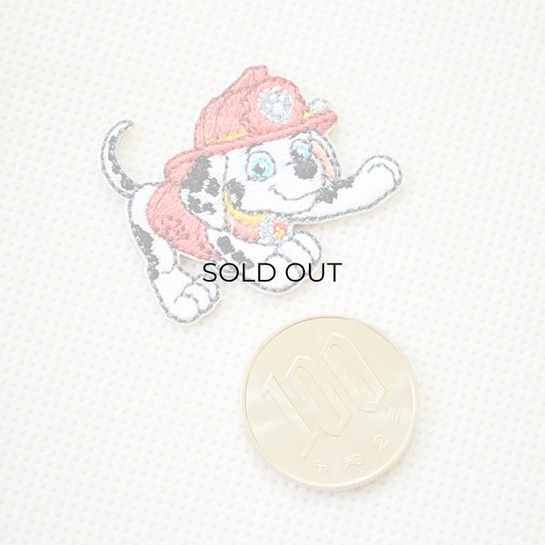 画像2: ワッペン ポーズ パウパトロール マーシャル ミニ アイロン シール おしゃれ 大人 T01Y2362 (2)