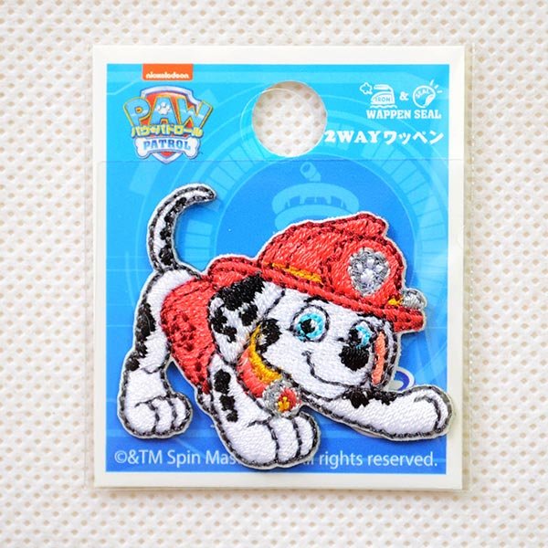画像3: ワッペン ポーズ パウパトロール マーシャル ミニ アイロン シール おしゃれ 大人 T01Y2362 (3)