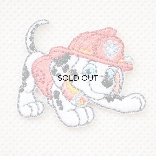 画像1: ワッペン ポーズ パウパトロール マーシャル ミニ アイロン シール おしゃれ 大人 T01Y2362 (1)