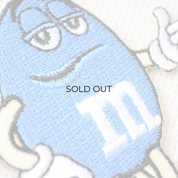 画像2: ワッペン M&M's エムアンドエムズ チョコレート(ブルー) (2)