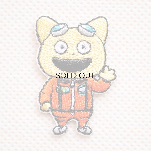 画像1: ミニワッペン 宇宙なんちゃらこてつくん こてつ (1)