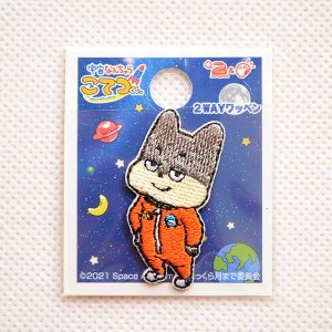 画像3: ミニワッペン 宇宙なんちゃらこてつくん ニコ