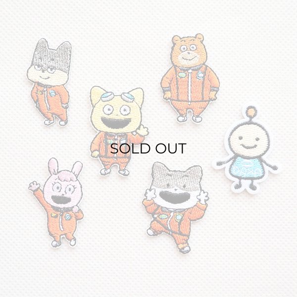 画像4: ミニワッペン 宇宙なんちゃらこてつくん ニコ (4)
