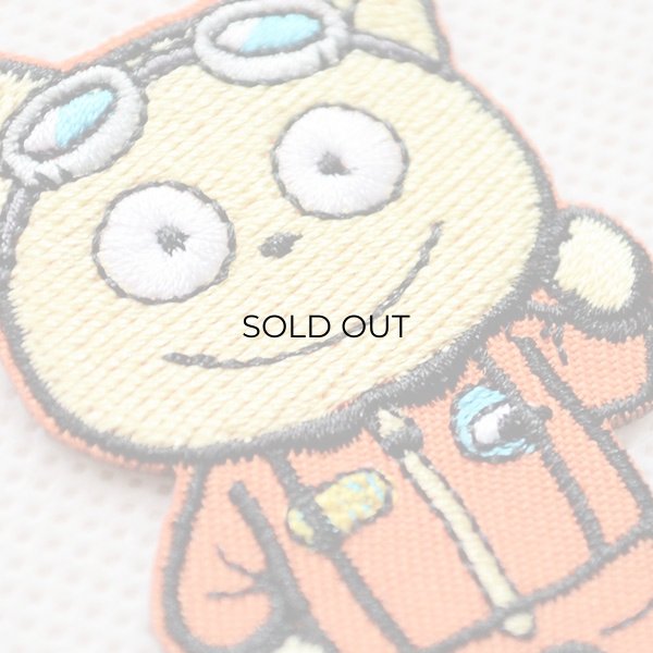 画像2: ワッペン 宇宙なんちゃらこてつくん こてつ(オレンジスーツ) (2)