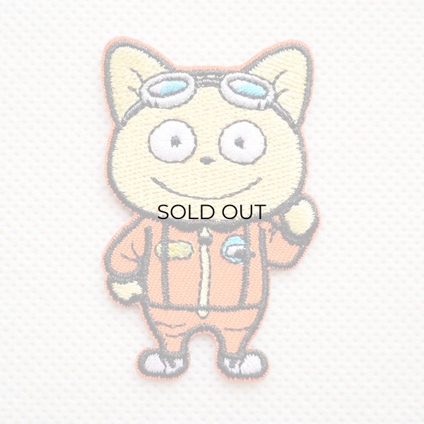画像1: ワッペン 宇宙なんちゃらこてつくん こてつ(オレンジスーツ) (1)