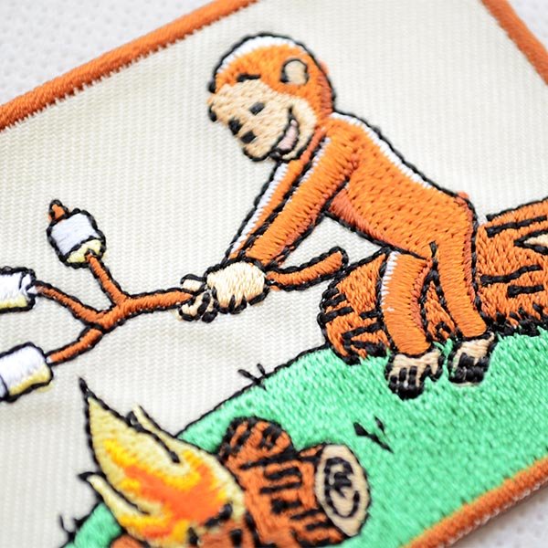 画像2: ワッペン おさるのジョージ キャンプ アイロン シール おしゃれ 大人 U01Y2576 (2)