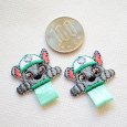 画像2: 名前 アイロン ワッペン ネームワッペン パウパトロール ロッキー ひらがな T01I2608 (2)