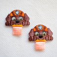 画像1: 名前 アイロン ワッペン ネームワッペン パウパトロール ズーマ ひらがな T01I2609 (1)