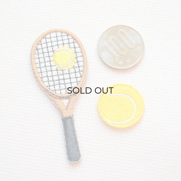 画像2: ワッペン テニス(2枚組) (2)