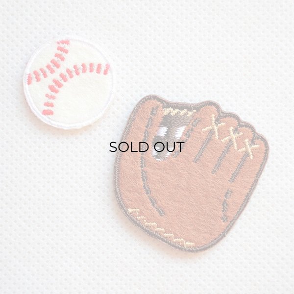 画像1: ワッペン 野球(2枚組) (1)