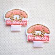 画像1: 名札つけアップリケ/ワッペン マイメロディ (1)
