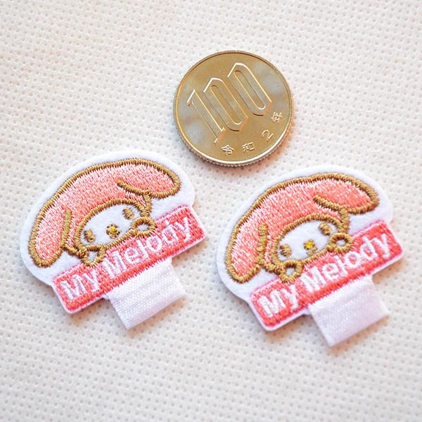 画像2: 名札つけアップリケ/ワッペン マイメロディ (2)