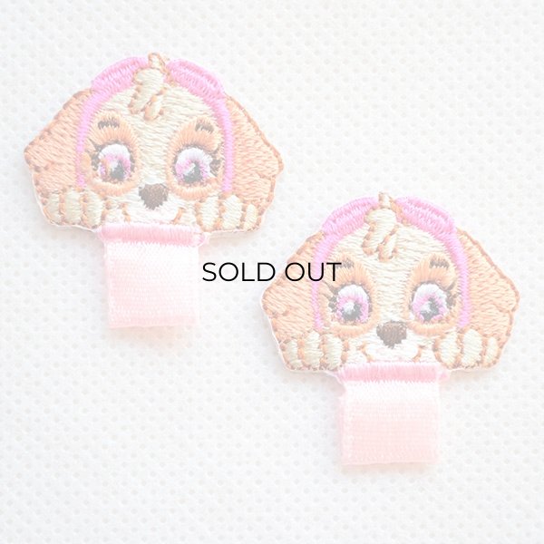 画像1: 名前 アイロン ワッペン ネームワッペン パウパトロール スカイ ひらがな T01I2610 (1)