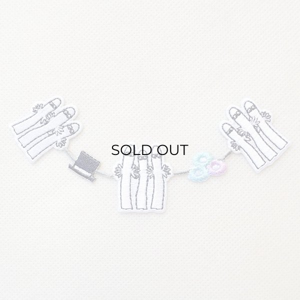 画像1: ラインワッペン ニョロニョロ MOOMIN (M01Y2517) (1)