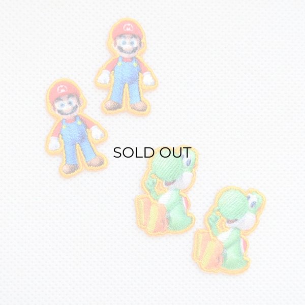 画像4: ミニワッペン スーパーマリオ ヨッシー(2枚組) (4)