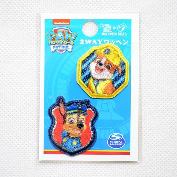 画像3: ワッペン パウパトロール ラブル ＆ チェイス S アイロン シール おしゃれ 大人 T01Y2367 (3)