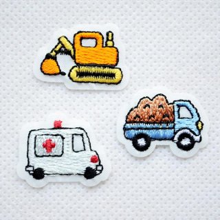 タクシー ワッペン イエローキャブ風 刺繍 エンブレム ファッション用