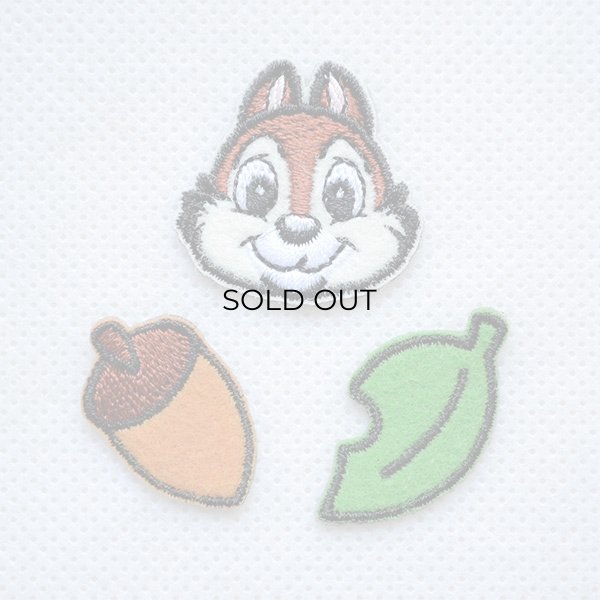 画像1: ワッペン ディズニー チップ(3枚組) (1)