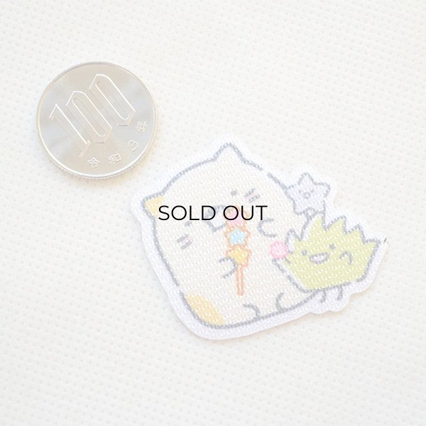 画像2: ワッペン すみっコぐらし 星空さんぽ ねこ (2)