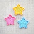 画像1: ワッペン カラフルスター 3枚組 (1)