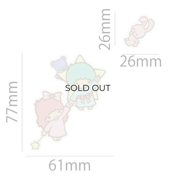 画像2: ステッカー/シール サンリオ リトルツインスターズ  (2)