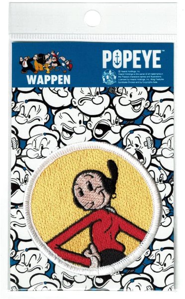 画像4: ワッペン POPEYE ポパイ オリーブ (4)