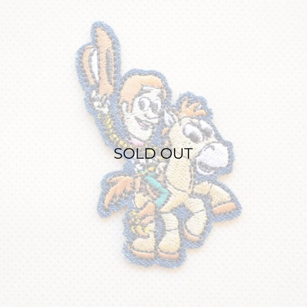 画像1: ワッペン トイストーリー ウッディ デニム (1)