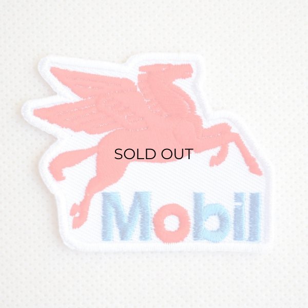画像1: ミニワッペン モービル ペガサス Mobiloil(S) (1)