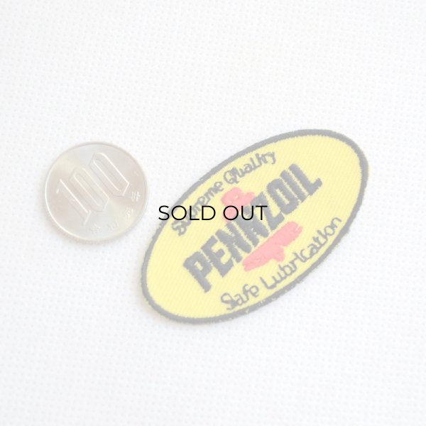 画像2: ミニワッペン ペンズオイル Pennzoil(S) (2)