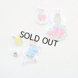 画像4: ワッペン ピーターラビット PETER RABBIT バタフライ(3枚組)